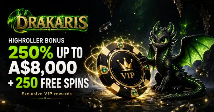 Drakaris Casino VIP banner